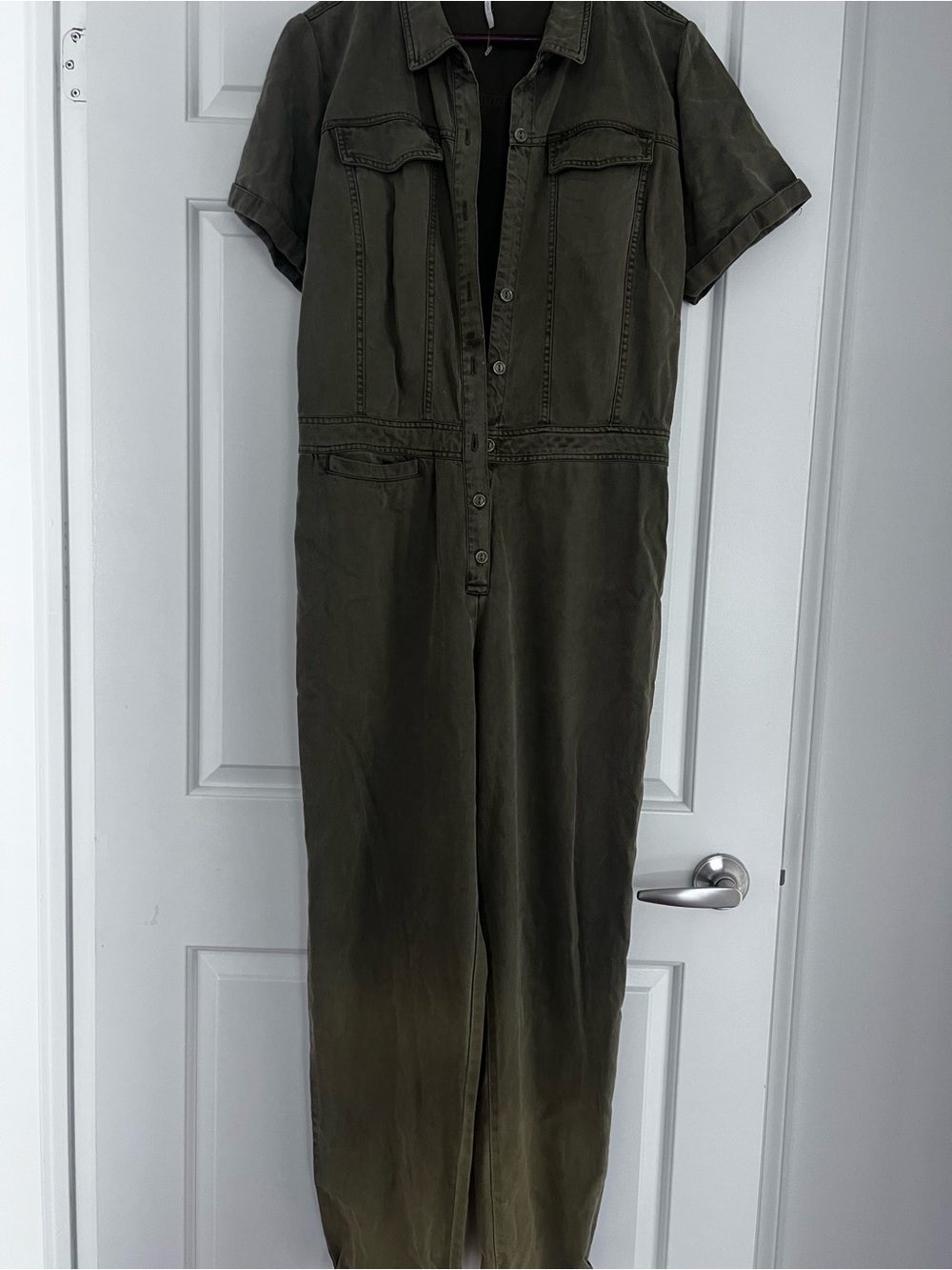 YFB Olive Green Utility Jumpsuit - Women